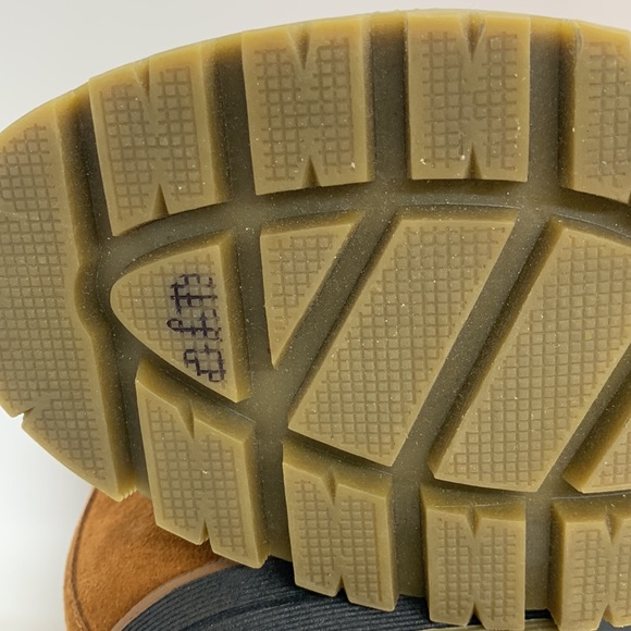 Avellini Suede Hiking Boots Brown 39 Genuine Shearling Lining Gorpcore Camping - Picture 12 of 16